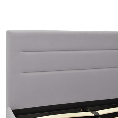 Molito velvet bed in gray shade with storage space 120x200cm