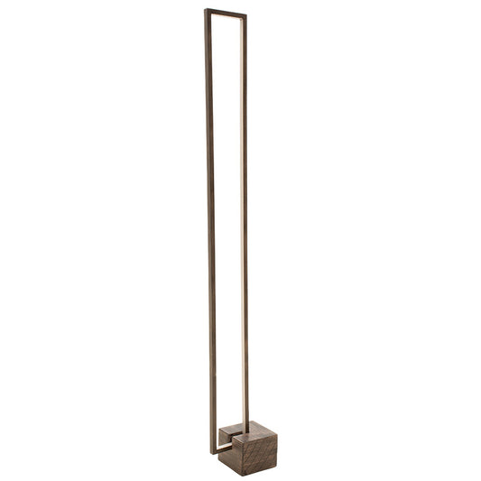 Concrete Floor lamp PWL-0941 pakoworld  20W 1880 lumns in brown color 15x28x155cm