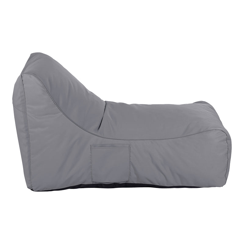 Professional bean bag lounger Otenda in anthracite color 67x110x65cm