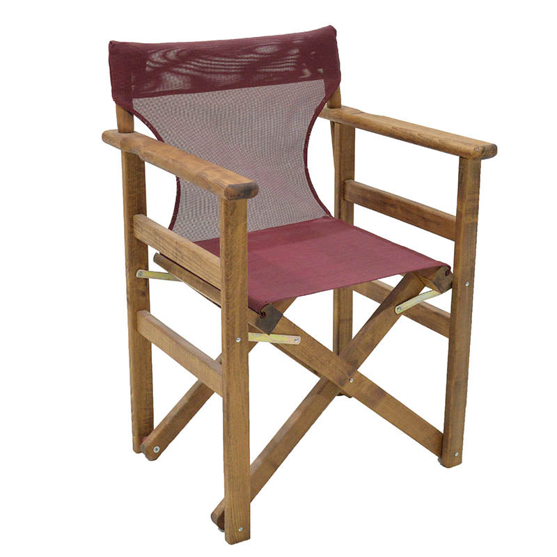 Perforated cloth Nexus pakoworld professional for director's chair burgundy 45/57x1x78.5cm