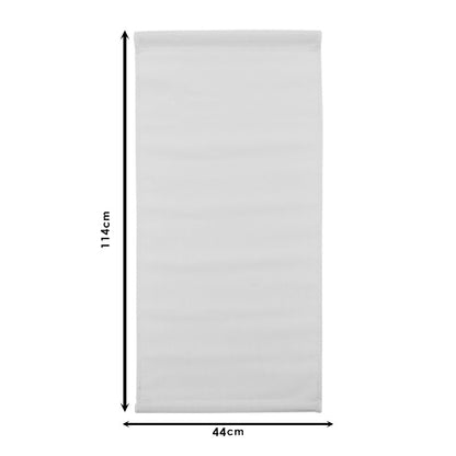 Perforated chaise longue cloth Retto pakoworld professional off-white color for professional use 44x1x114cm