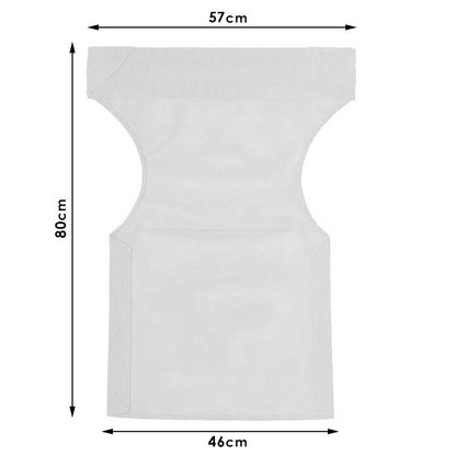 Professional perforated fabric akoworld 2x1 density in white-beige color