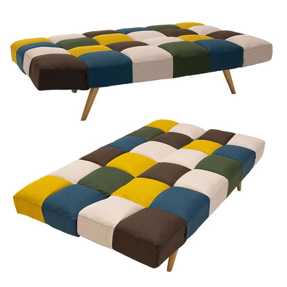 Sofa-bed 3-seater Freddo II pakoworld with colorful fabric 182x81x84cm