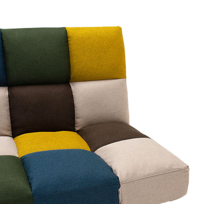 Sofa-bed 3-seater Freddo II pakoworld with colorful fabric 182x81x84cm