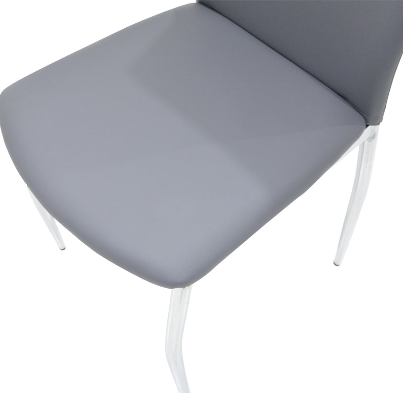 Chair Jella pakoworld PU metal chrome grey