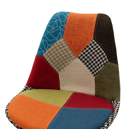 Chair Gaston pakoworld fabric multicolor patchwork