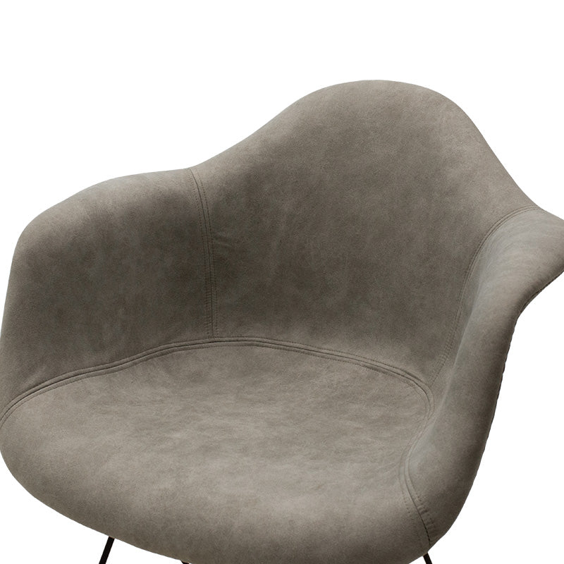 Armchair Amethyst pakoworld propylene with light grey antique pu