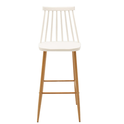 Bar stool Aurora pakoworld PP white-natural