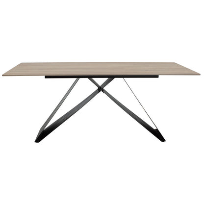 Kitcen table Sabrina pakoworld sintered stone sonoma-black 180x90 x75cm