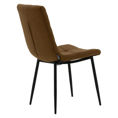 Chair Nola pakoworld pu brown-black leg