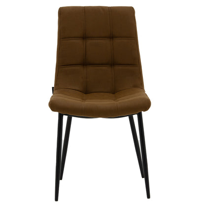 Chair Nola pakoworld pu brown-black leg