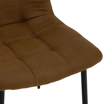 Chair Nola pakoworld pu brown-black leg