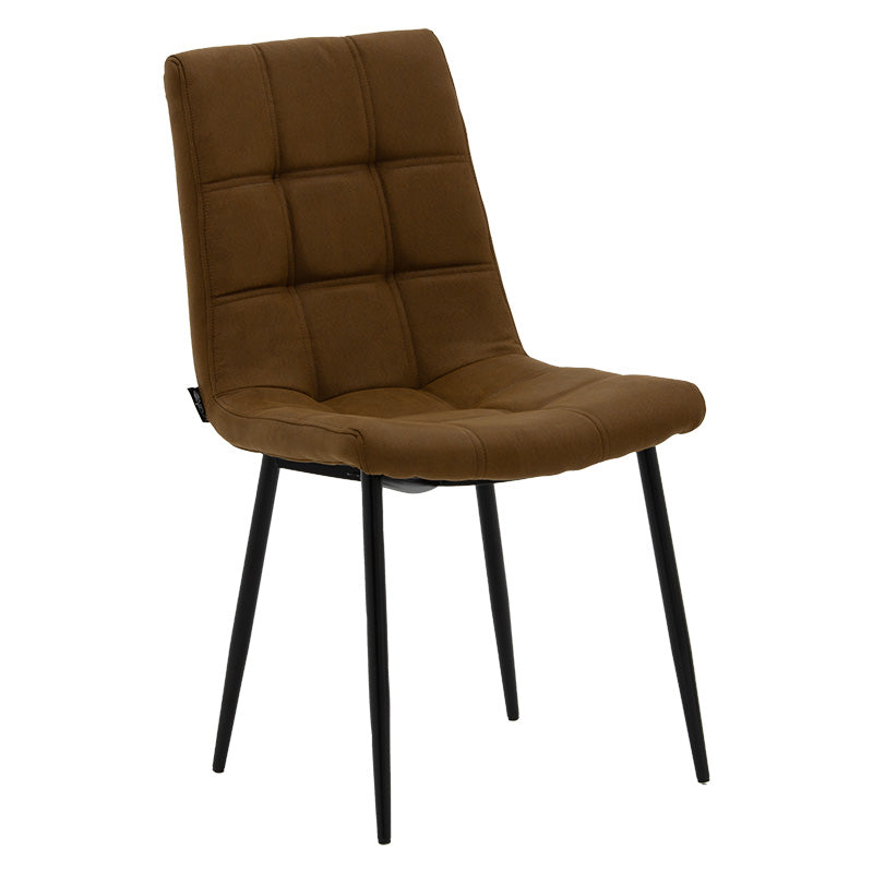 Chair Nola pakoworld pu brown-black leg