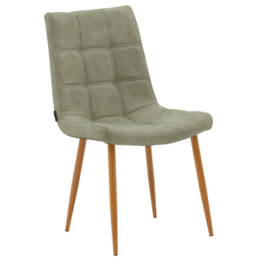 Chair Nola pakoworld pu gray antique-natural leg