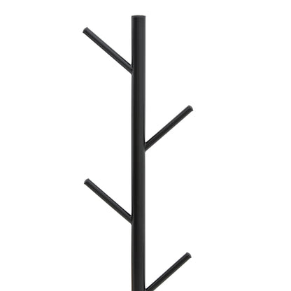 Coat stand Fori pakoworld black metal 30x30x173cm