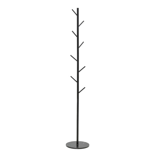 Coat stand Fori pakoworld black metal 30x30x173cm