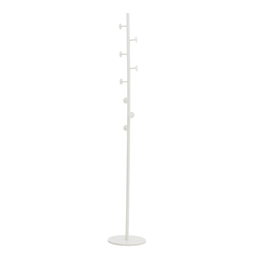 Coat stand Kroker pakoworld white metal 30x30x173cm