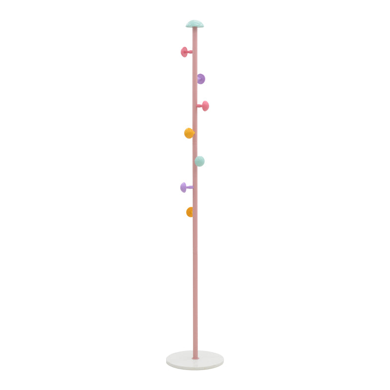 Coat stand Mush pakoworld pink-white metal 30x30x168cm