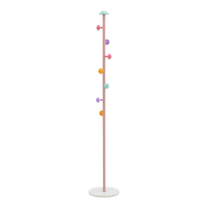 Coat stand Mush pakoworld pink-white metal 30x30x168cm