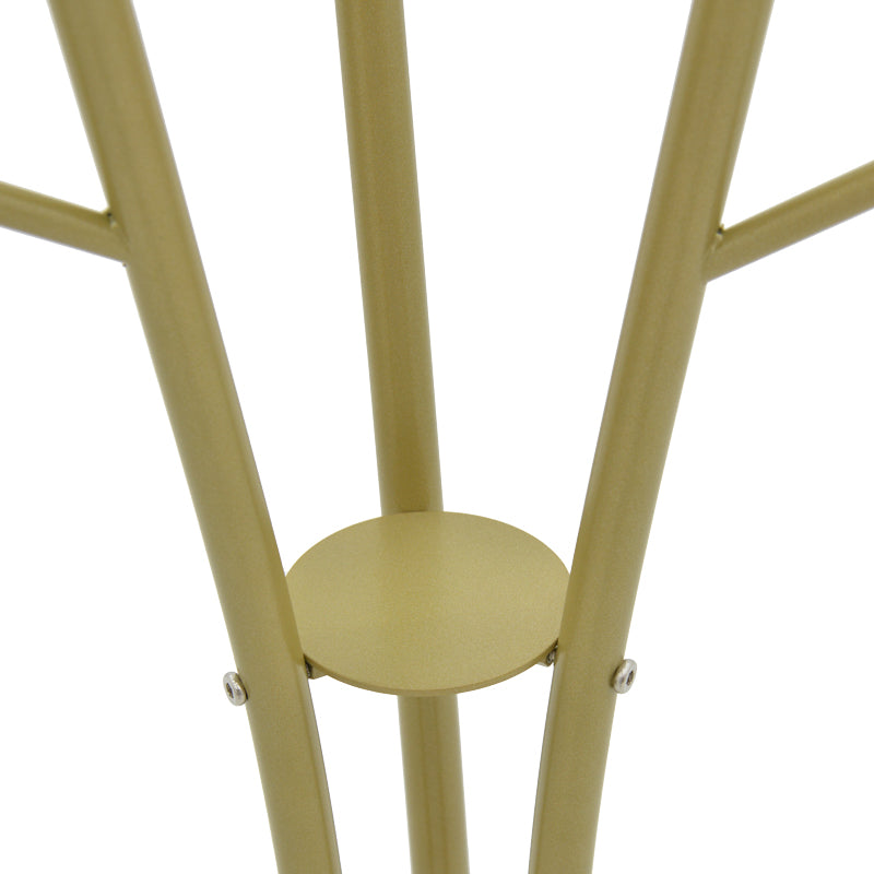 Coat stand Marianni pakoworld gold-white metal 50x38x182cm