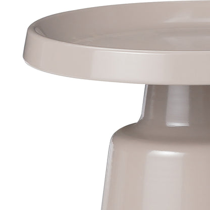 Side table Ginoze Inart cappuccino metal D50x50cm