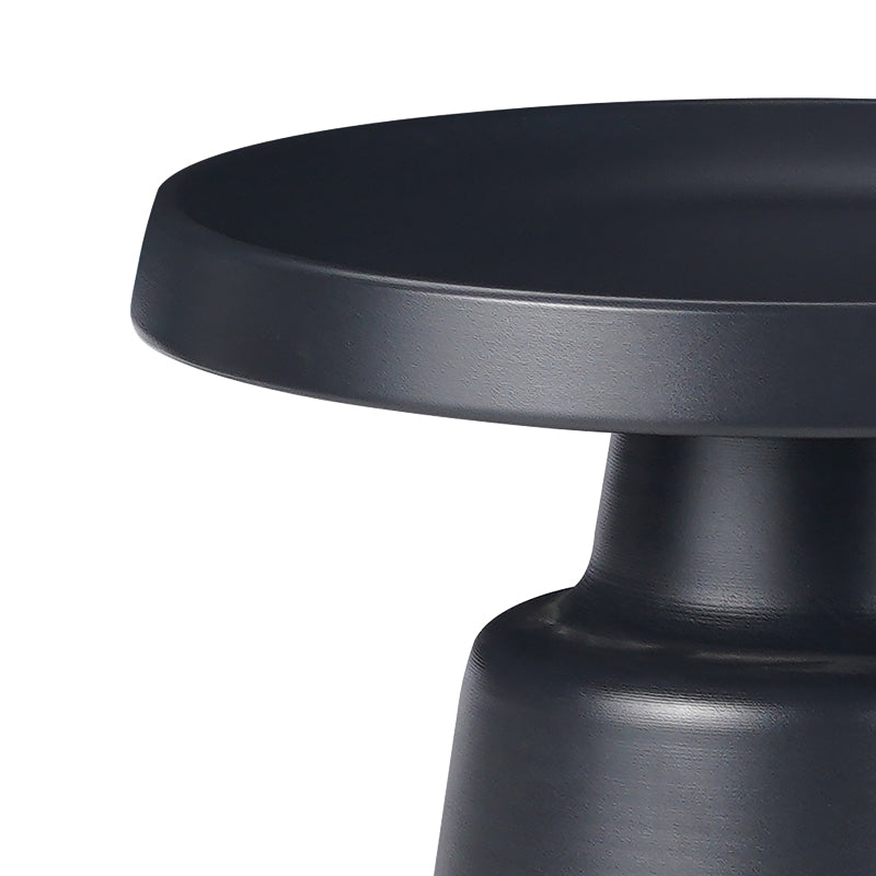 Side table Ginoze Inart black metal