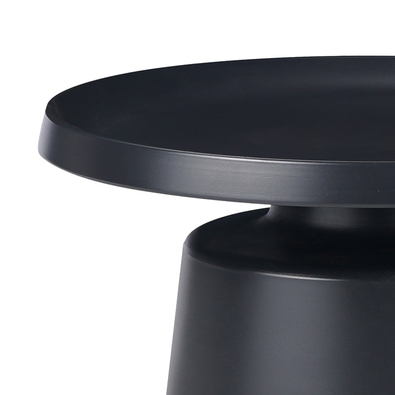 Side table Ginoze Inart black metal