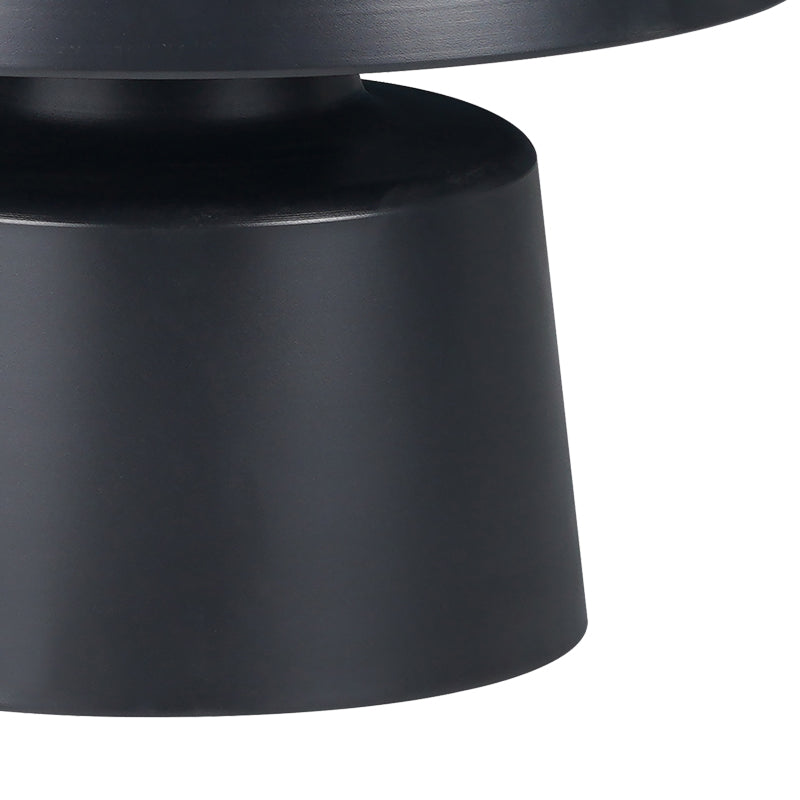 Side table Ginoze Inart black metal