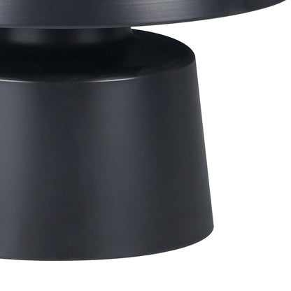 Side table Ginoze Inart black metal