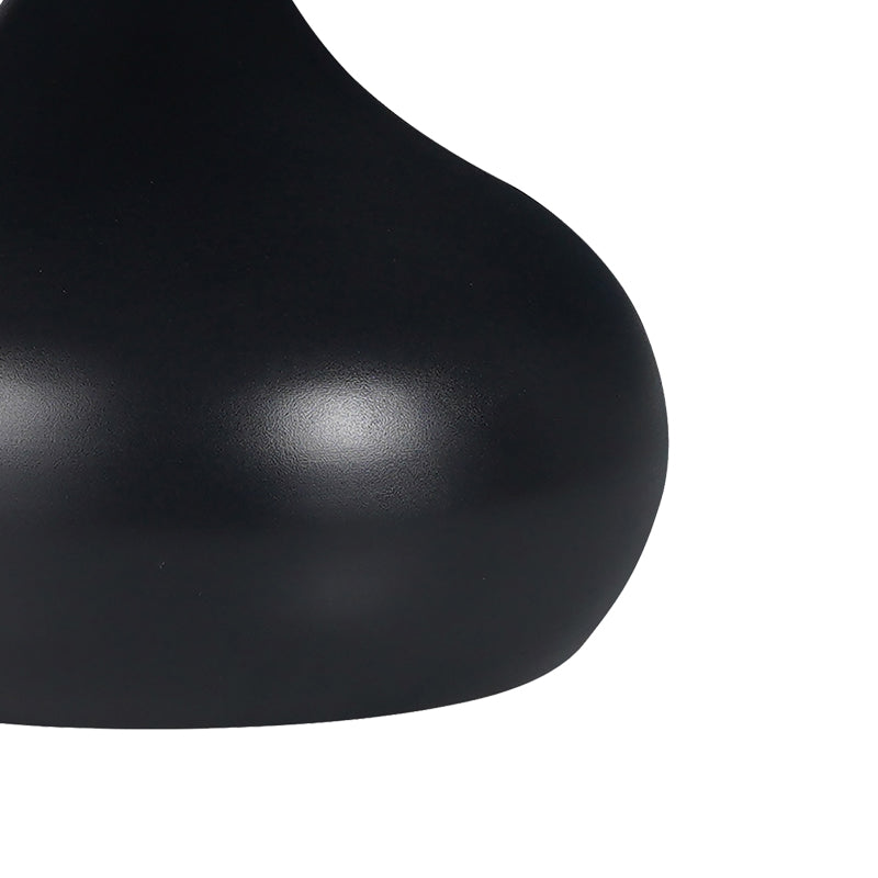 Kirkene Inart side table black marble sintered stone and black metal 2pcs