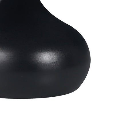 Kirkene Inart side table black marble sintered stone and black metal 2pcs