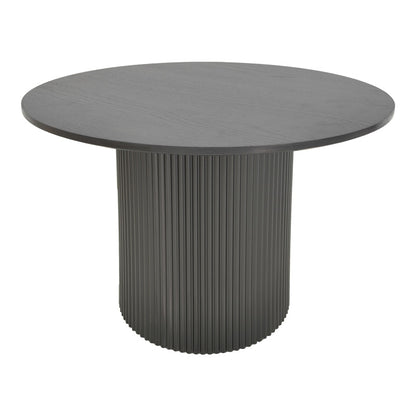Karulo table mdf in black shade Φ120x76cm