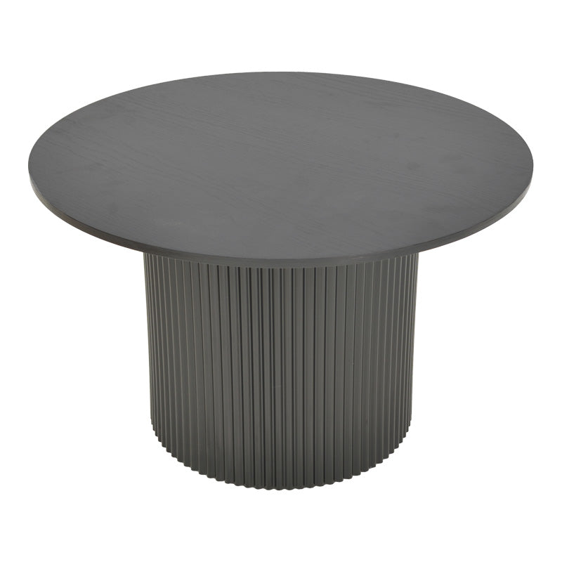 Karulo table mdf in black shade Φ120x76cm