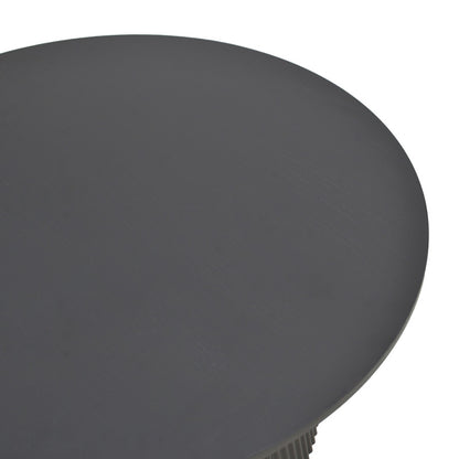 Karulo table mdf in black shade Φ120x76cm