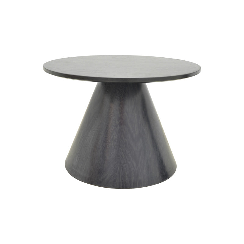 Donda coffee table mdf-metal in black shade D60x46cm