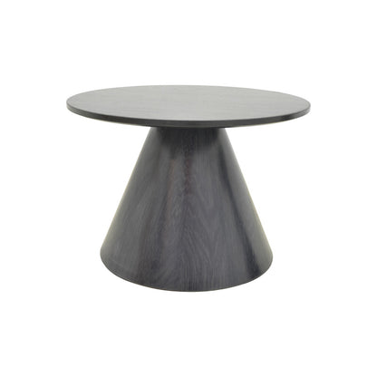 Donda coffee table mdf-metal in black shade D60x46cm
