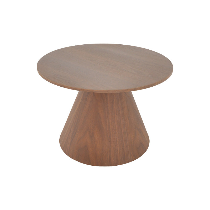 Donda coffee table mdf-metal in walnut shade D60x46cm