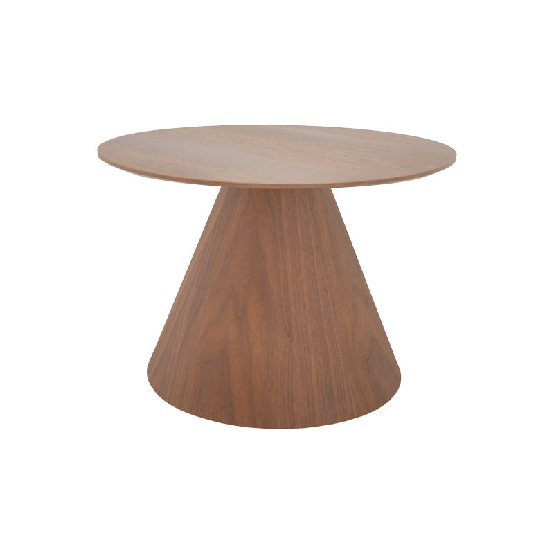 Donda coffee table mdf-metal in walnut shade D60x46cm