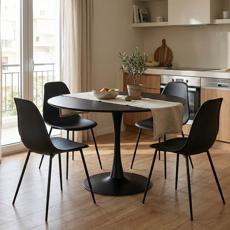 Balou table mdf in black D120x73cm