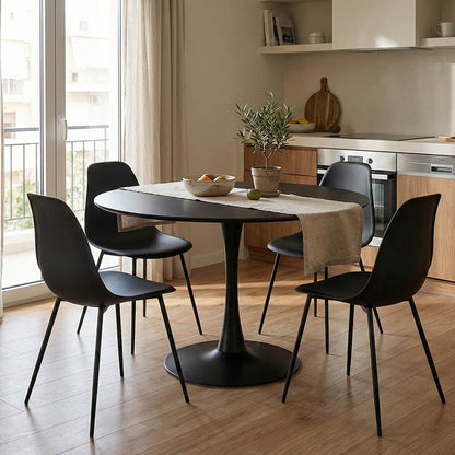 Balou table mdf in black D120x73cm