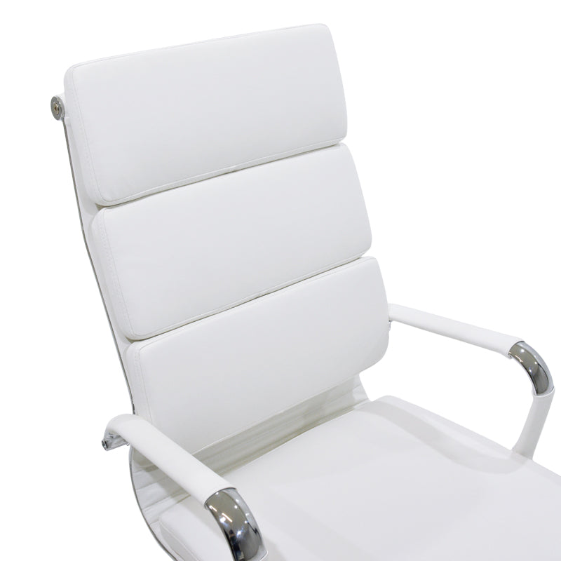 Manager office chair Tokyo pakoworld with PU white colour