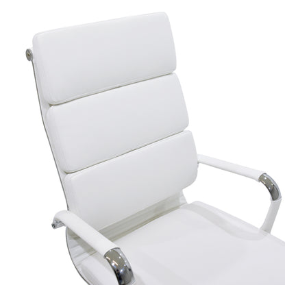Manager office chair Tokyo pakoworld with PU white colour