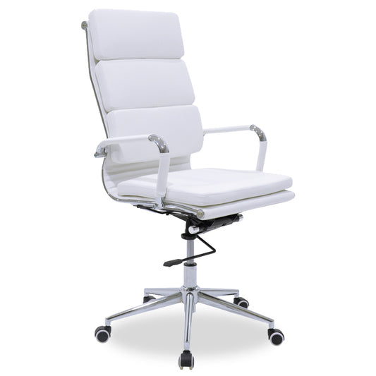 Manager office chair Tokyo pakoworld with PU white colour