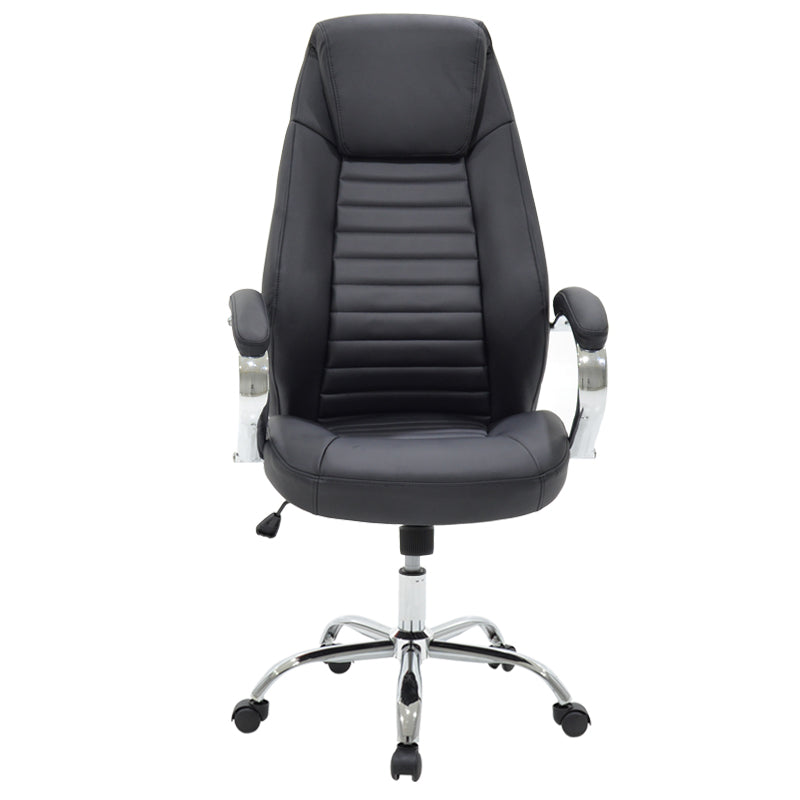 Sonar pakoworld manager office chair with PU in black colour