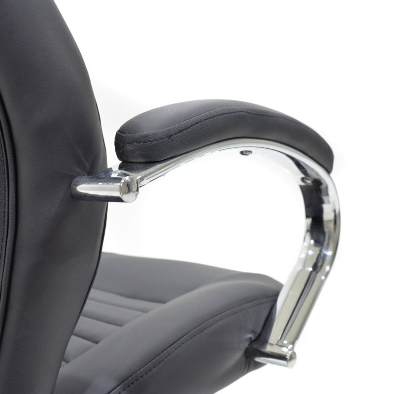 Sonar pakoworld manager office chair with PU in black colour