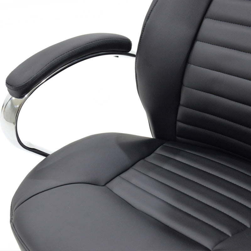 Sonar pakoworld manager office chair with PU in black colour