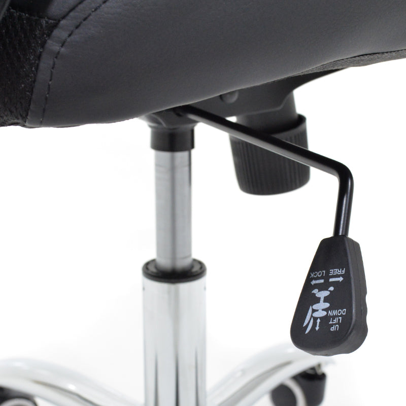 Sonar pakoworld manager office chair with PU in black colour