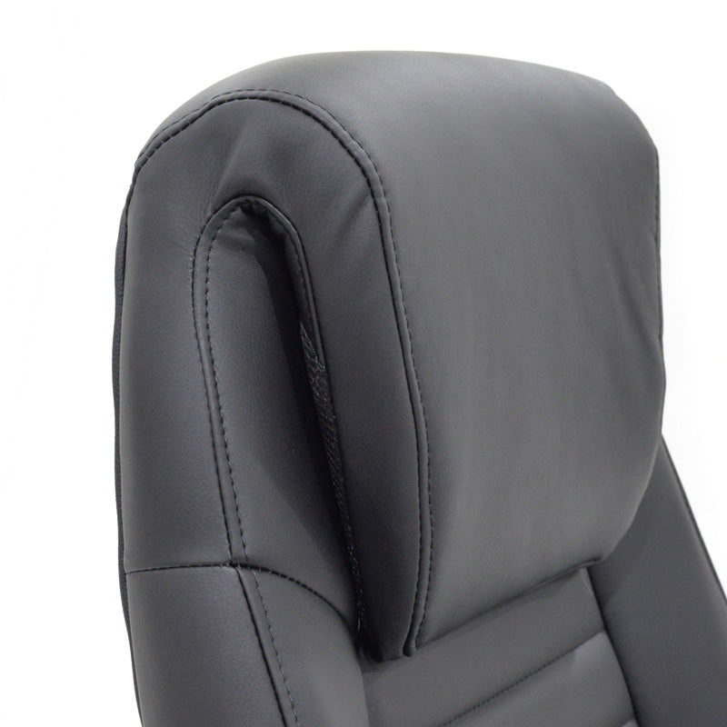 Sonar pakoworld manager office chair with PU in black colour