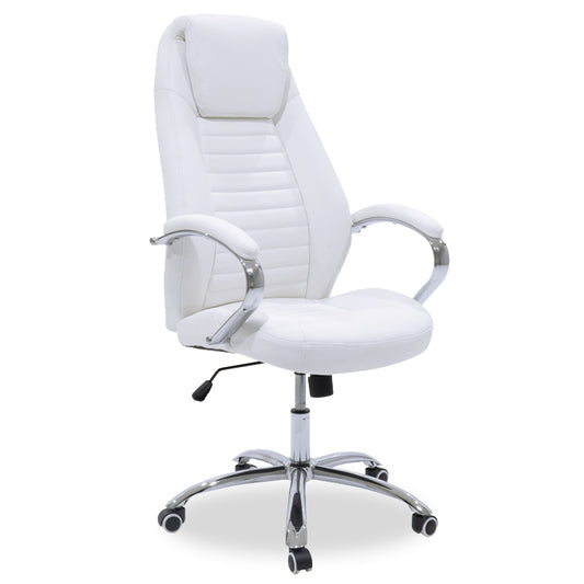 Sonar pakoworld manager office chair with PU in white colour