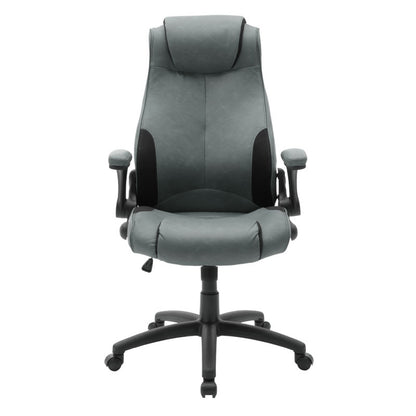 Manager office chair Bear pakoworld with pu grey antique-black colour